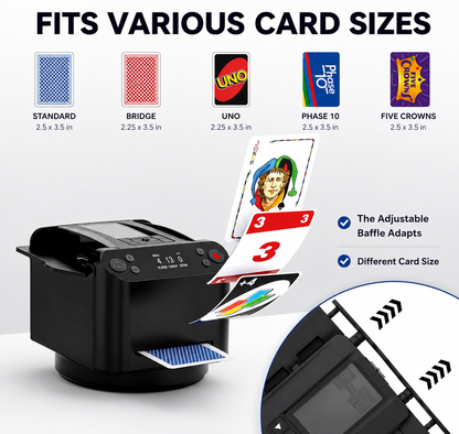 PrimeShift | 2-in-1 Automatic Card Shuffler & Dealer