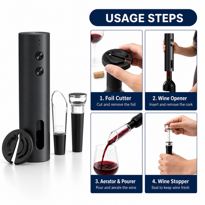 PrimeShift | Electric Wine Opener Set